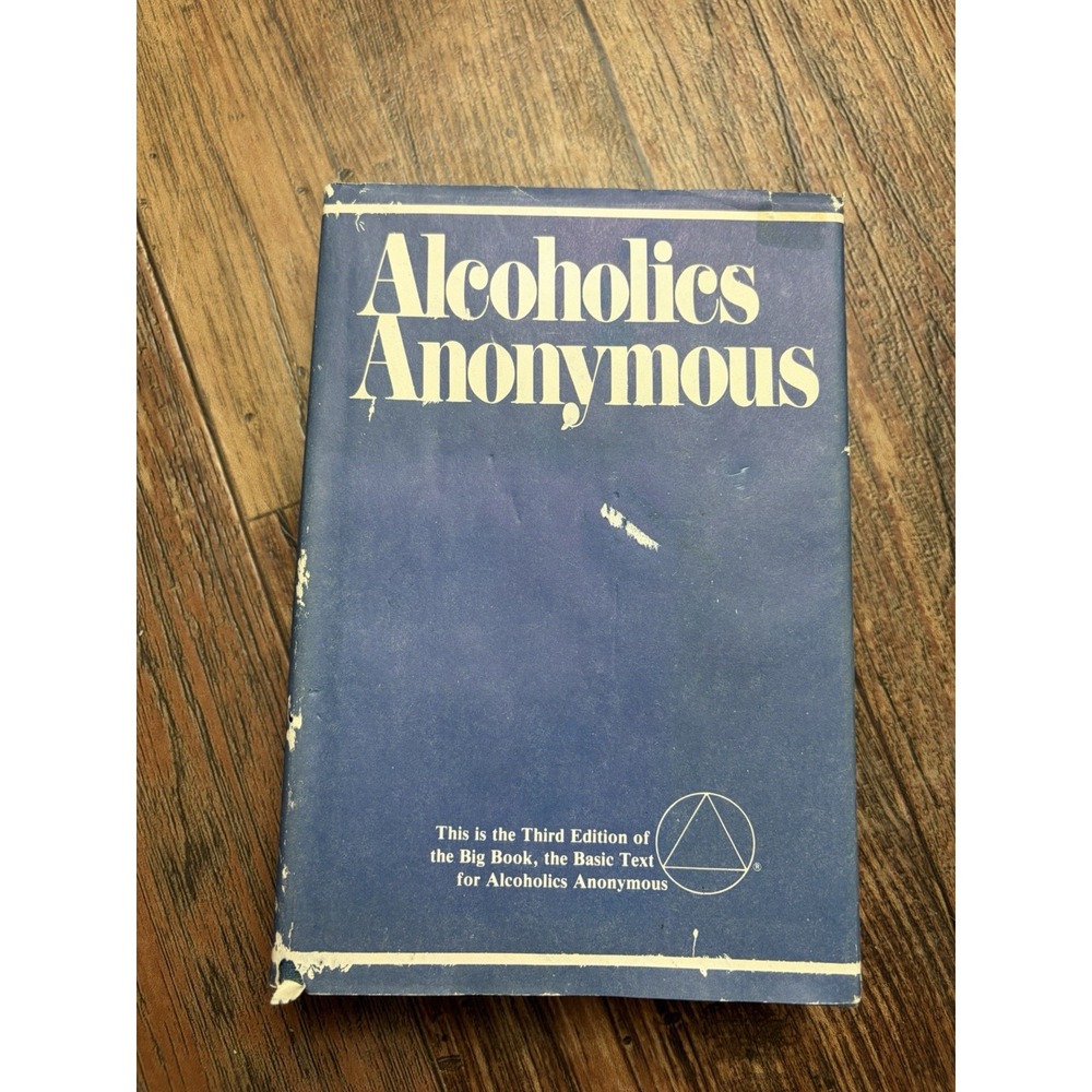 Alcoholics Anonymous Book Third Edition Hard Cover Vintage Dust Jacket
